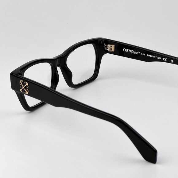 Off-White STYLE 7E Men Eyeglasses Black Square Frame | Model OERJ07E 1000 - Picture 7 of 9